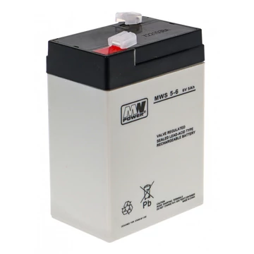 MWS  6V / 5Ah akkumulátor elektromos gyermekautókhoz