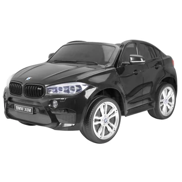 BMW X6M XXL 2 személyes lakkozott JJ2168 fekete 12V