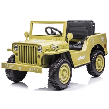 Retro Military katonai Jeep 12V