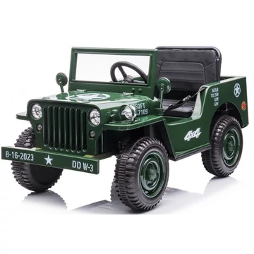 Retro Military katonai Jeep 12V