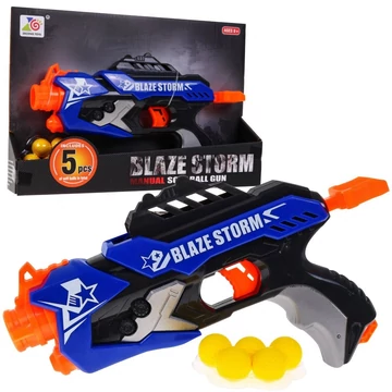 Blaze Storm pisztoly + 5 golyós habgolyók
