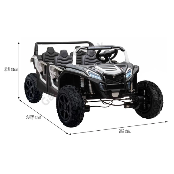 4 üléses Buggy ATV RACING UTV2000  lítium-ion akkumulátorral