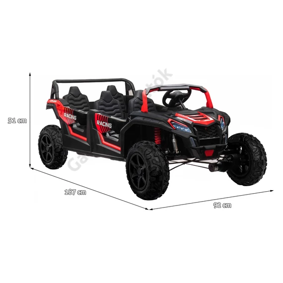 4 üléses Buggy ATV RACING UTV2000  lítium-ion akkumulátorral