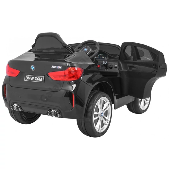 BMW X6M lakkozott fekete JJ2199 12V