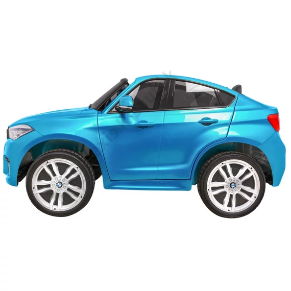 BMW X6M XXL 2 személyes lakkozott JJ2168 kék 12V