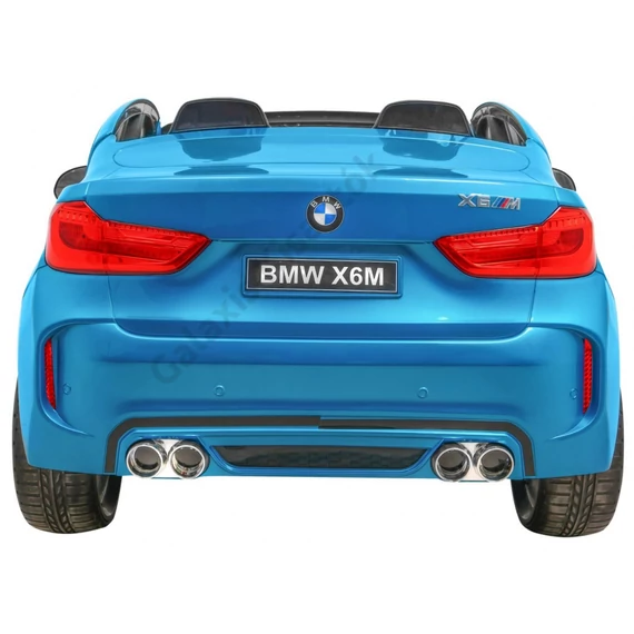 BMW X6M XXL 2 személyes lakkozott JJ2168 kék 12V