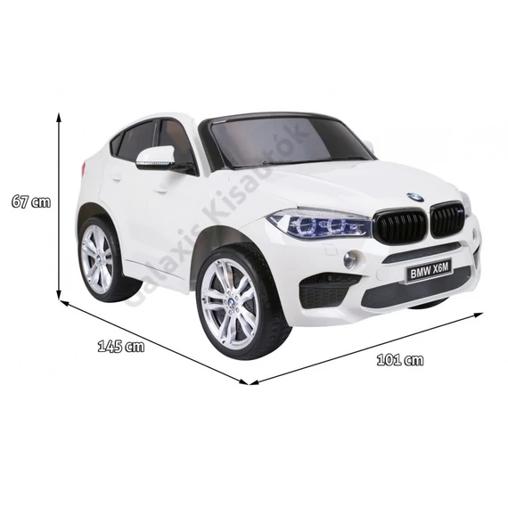 BMW X6M XXL 2 személyes JJ2168 fehér 12V