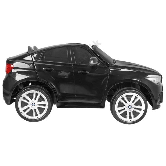 BMW X6M XXL 2 személyes lakkozott JJ2168 fekete 12V