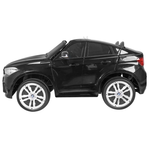 BMW X6M XXL 2 személyes lakkozott JJ2168 fekete 12V