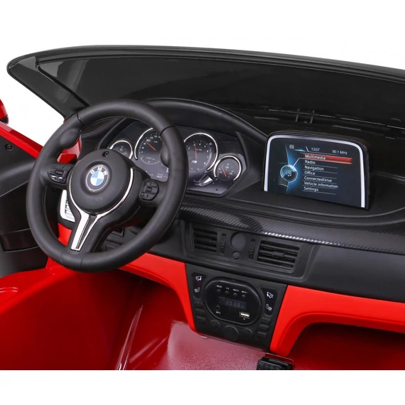 BMW X6M XXL 2 személyes lakkozott JJ2168 piros 12V