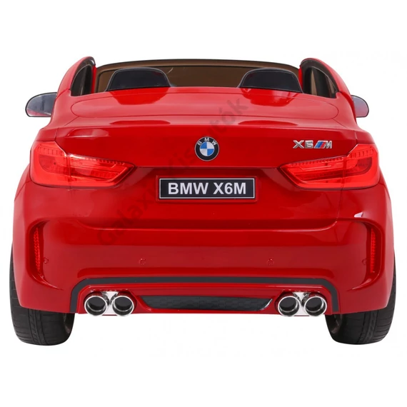 BMW X6M XXL 2 személyes lakkozott JJ2168 piros 12V