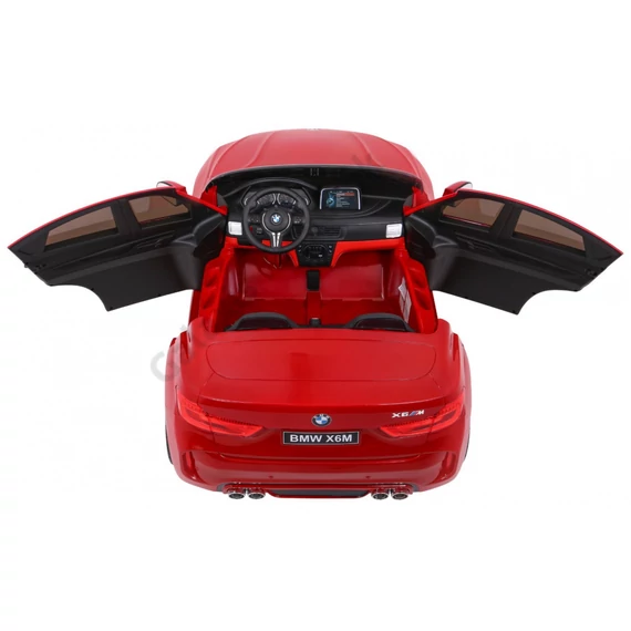 BMW X6M XXL 2 személyes lakkozott JJ2168 piros 12V