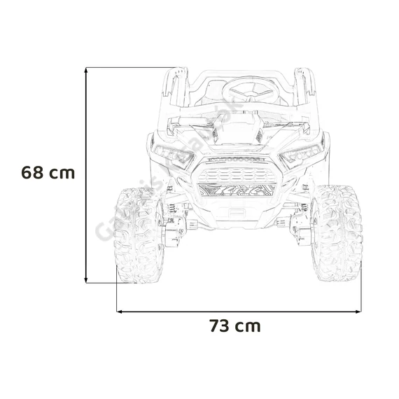Buggy 4x4 KCK XMX-639 24V 1 személyes
