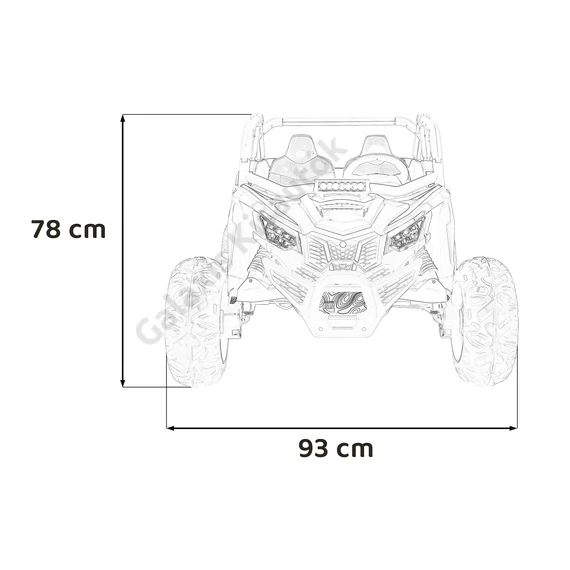 Buggy SR SUPER 66 KKL-808 24V 2 személyes
