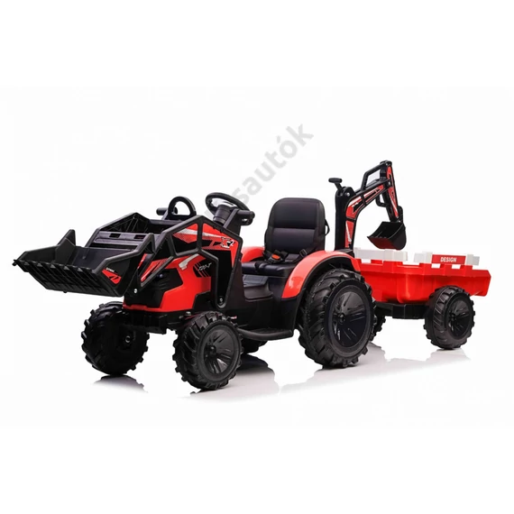 Traktor pótkocsival, homlokrakodóval 720-T 12V