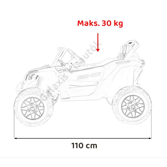 Can-Am Buggy ATV Maverick DK-CA003 24V 4x200W 1 személyes