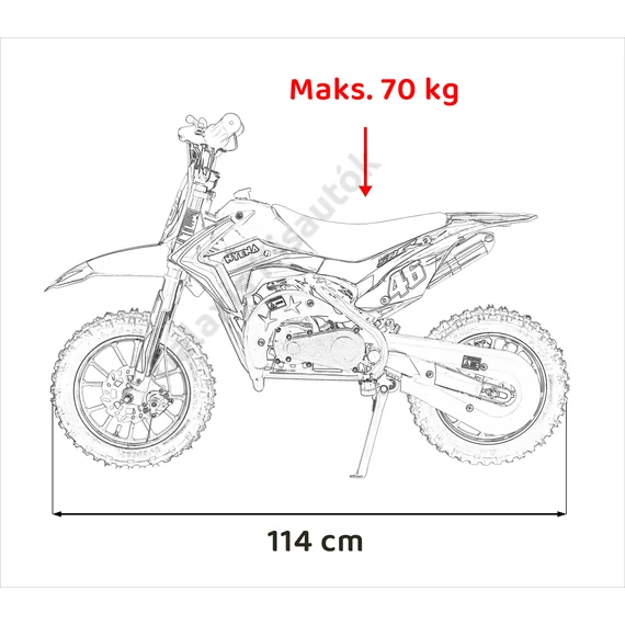 Renegade 50R 49cc benzines Mini Dirt motor