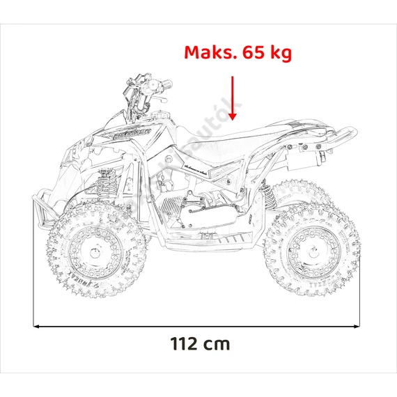 Quad Renegade 49cc benzines