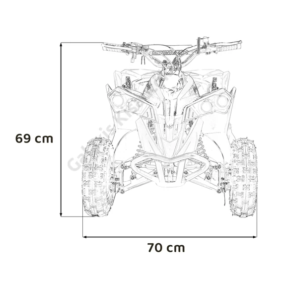 Quad Renegade 49cc benzines
