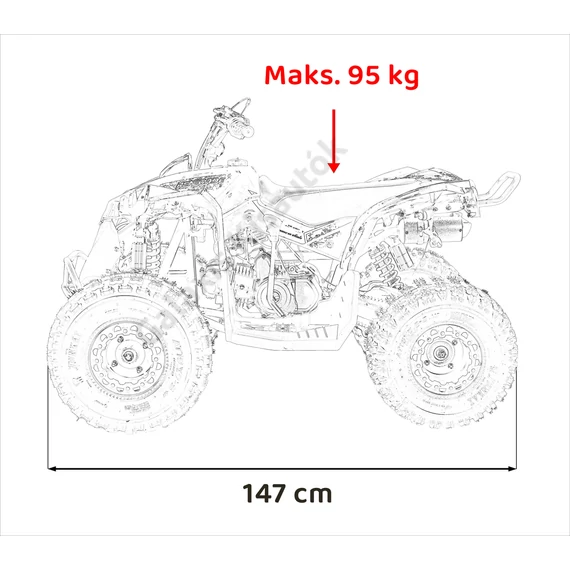 Quad Renegade 125cc benzines