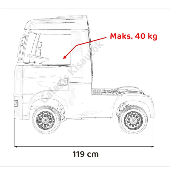 Scania R-SERIE HL698 kamion 4x4