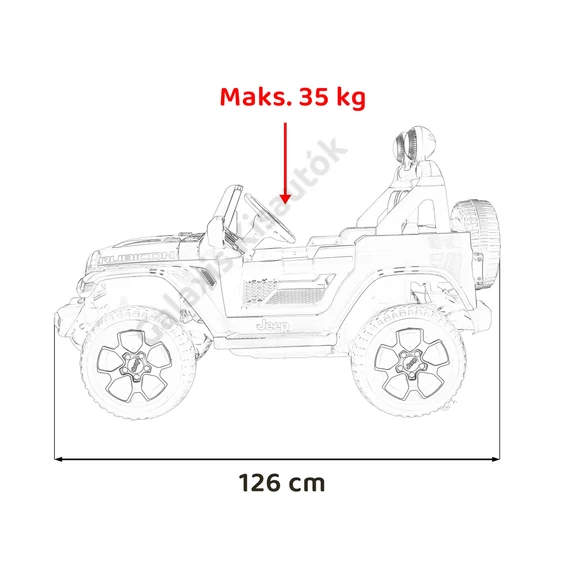 Jeep Wrangler Rubicon JWR555 4x4 12V