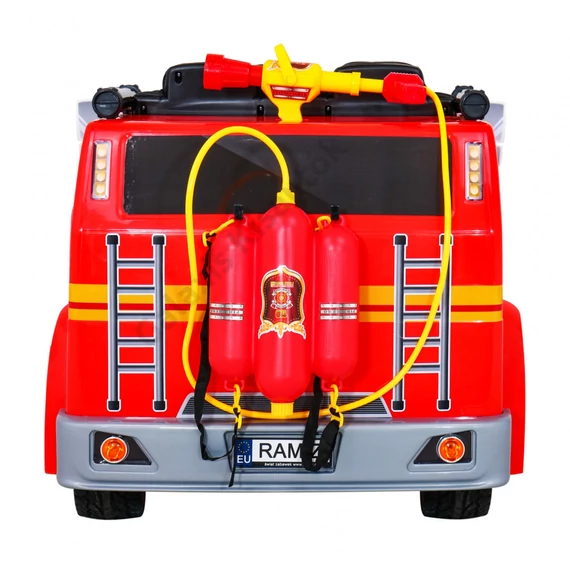 Tűzoltó autó sisakkal, vízágyúval LL911 12V