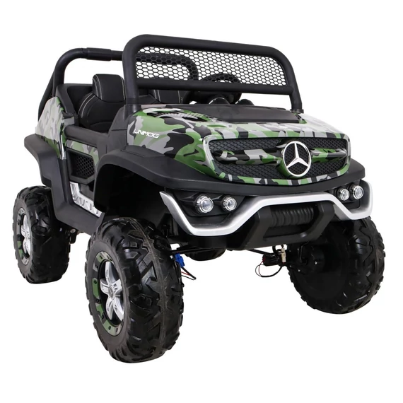 Mercedes BENZ UNIMOG 12V 2 személyes lakkozott