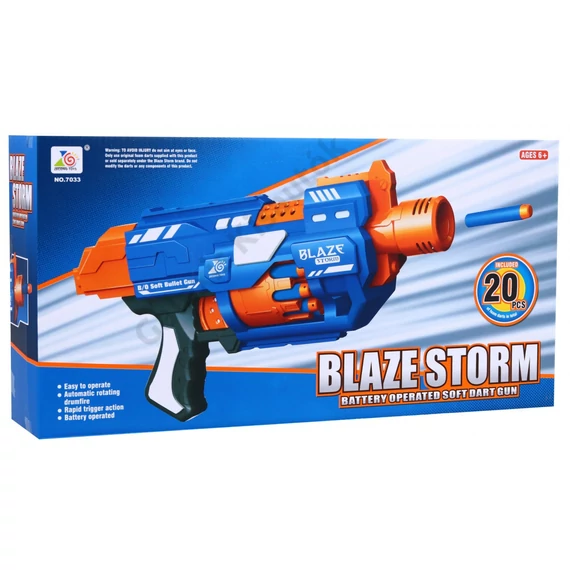 Blaze Storm félautomata pisztoly+ 20 hosszú habgolyó