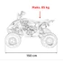 Desert Storm LIFT 125cc ATV002 benzines Quad 
