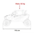 Buggy 4x4 KCK XMX-639 24V 1 személyes