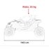 Buggy SR SUPER 66 KKL-808 24V 2 személyes
