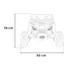 Buggy SR SUPER 66 KKL-808 24V 2 személyes