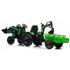 Traktor pótkocsival, homlokrakodóval 720-T 12V
