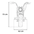 Elektromos Motor Chopper Warrior XB-105 36V 350W