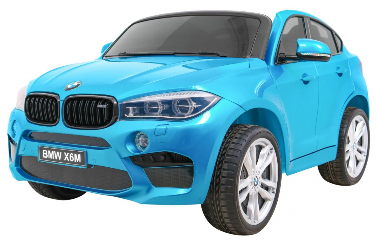 BMW X6M XXL 2 személyes lakkozott kék 12V